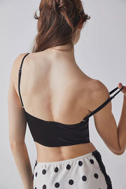 Luciana Satin & Lace Underwired Bustier