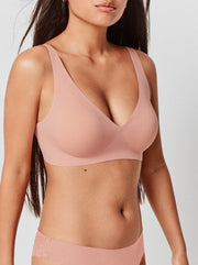 Mariela Silken Seamless Bra - Pink