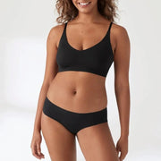 Ava Soft Seamless Bra - Black